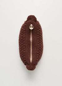 Aiayu Helen Classic Clutch | Rust
