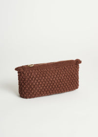 Aiayu Helen Classic Clutch | Rust