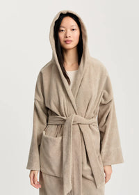 Aiayu Hooded Bathrobe Terry | Dried Linen | Badekåbe