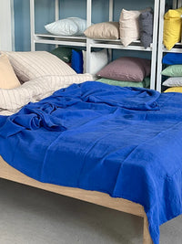 Stilleben Top Sheet | Cobalt  | 240 x 260 cm.