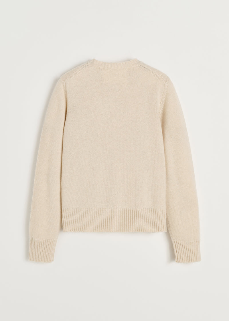 Aiayu Ingolf Cashmere Cardigan | Pure Ecru