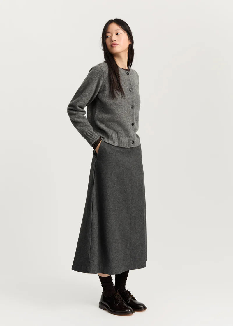 Aiayu Ingolf Cashmere Cardigan | Stormy