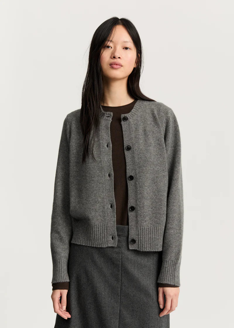 Aiayu Ingolf Cashmere Cardigan | Stormy
