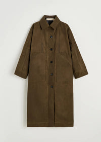 Aiayu Jay Coat Oilskin | Bark