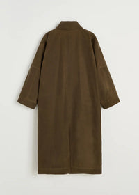 Aiayu Jay Coat Oilskin | Bark