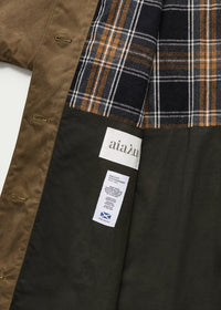Aiayu Jay Coat Oilskin | Bark