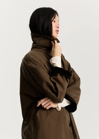 Aiayu Jay Coat Oilskin | Bark