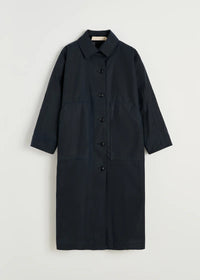 Aiayu Jay Coat Oilskin | Navy