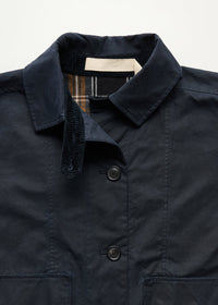 Aiayu Jay Coat Oilskin | Navy