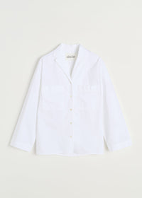 Aiayu Jiro Shirt Linen | White