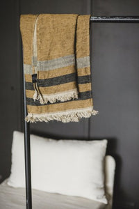 Libeco | Hørplaid | The Belgian Towel Nairobi | 110 x 180 cm.