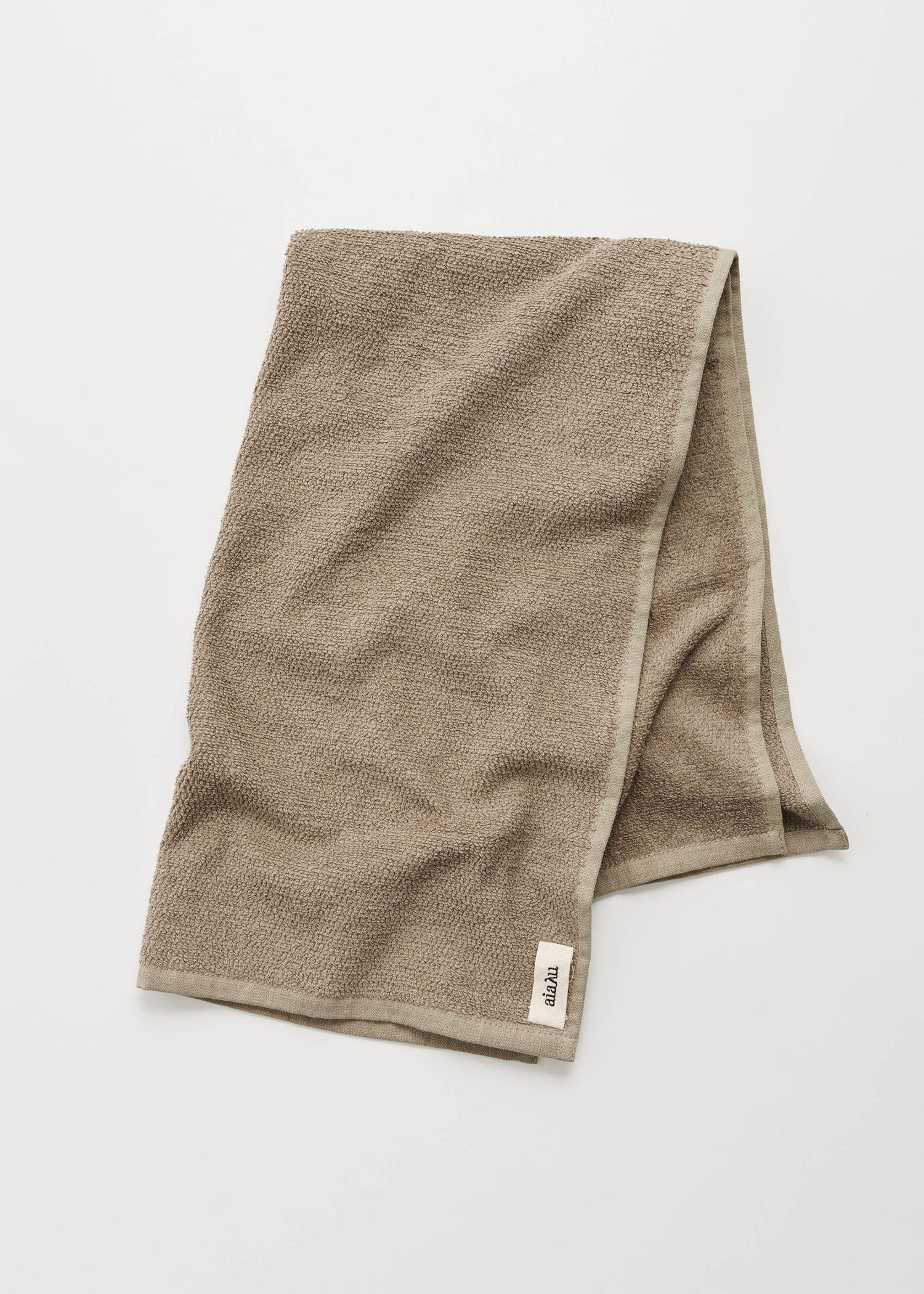 Aiayu Linen Hand Towel 50 x 90 Earth | Økologisk Håndklæde