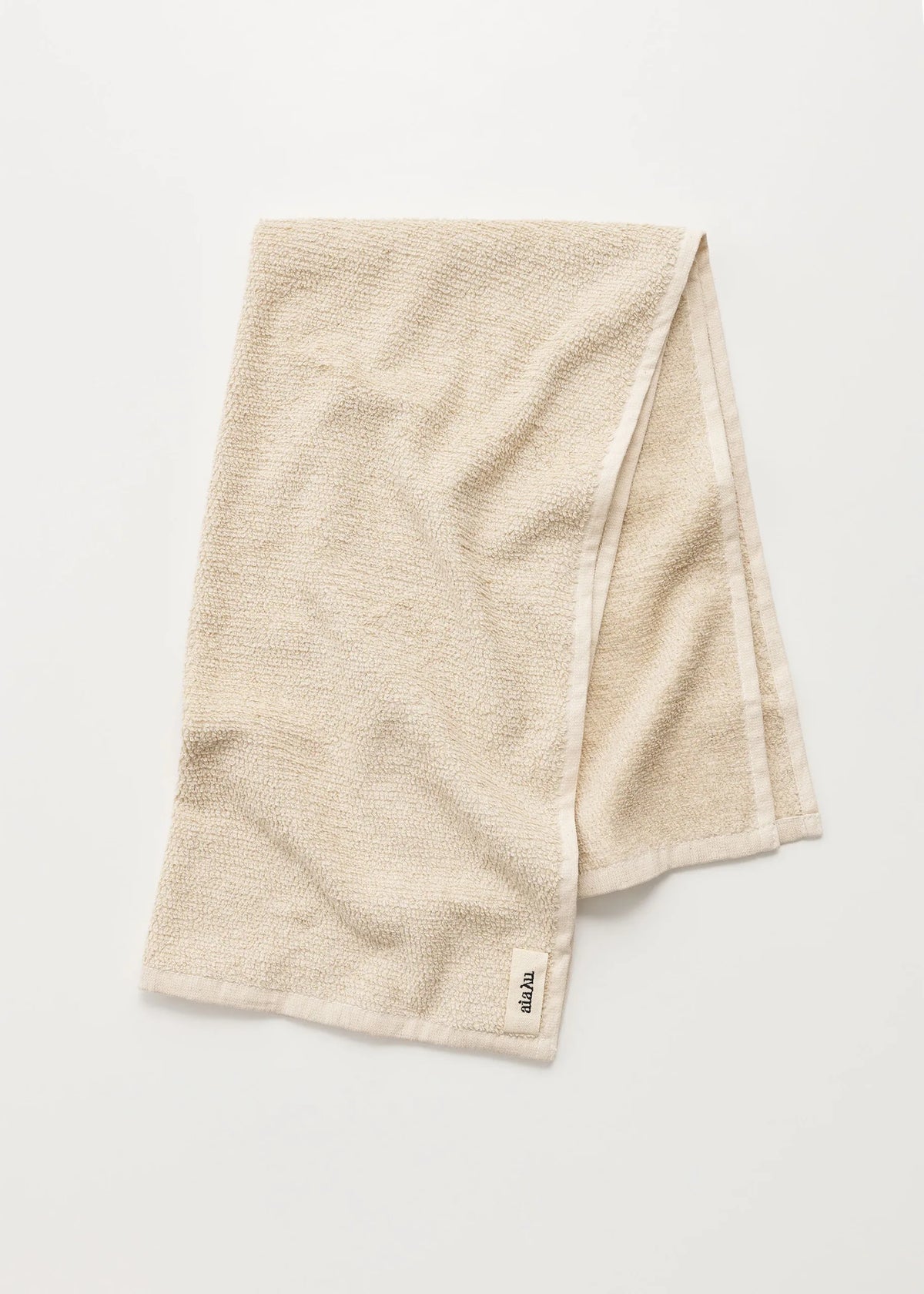 Aiayu Linen Hand Towel 50 x 90 Pure Nature | Økologisk Håndklæde