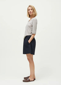 Aiayu Lulu Poplin | Black Navy