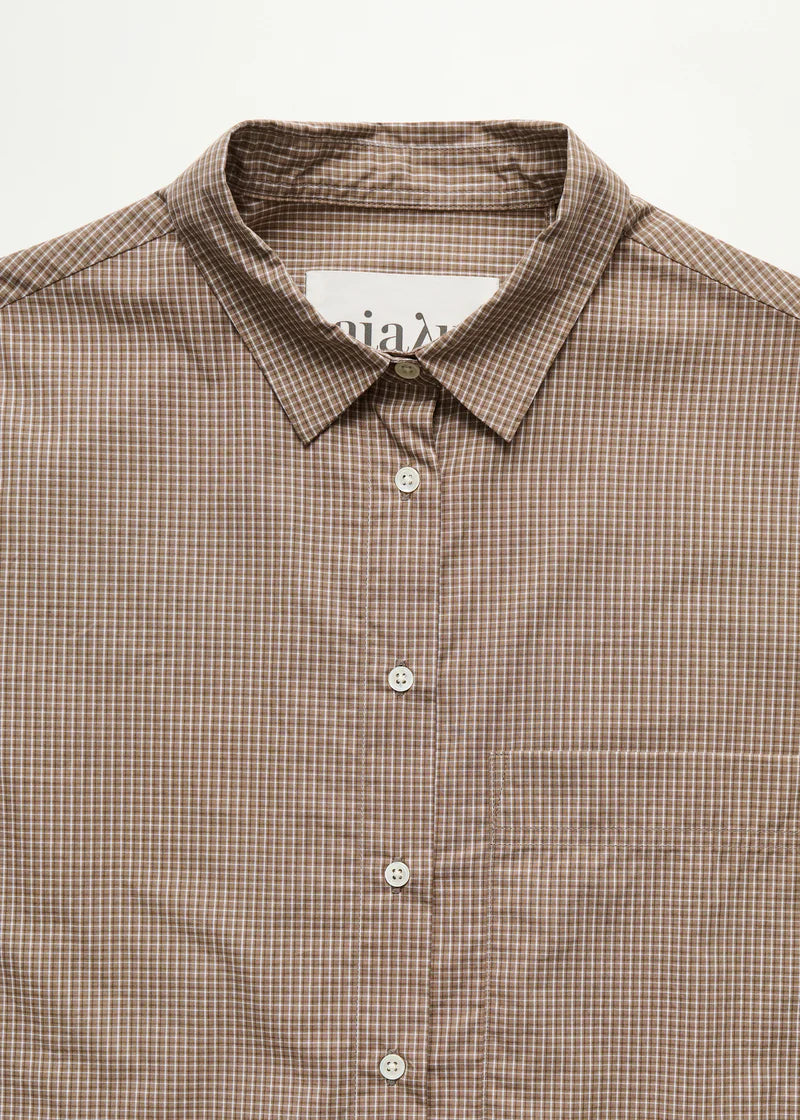 Aiayu Lynette Shirt Check | Mix Fossil