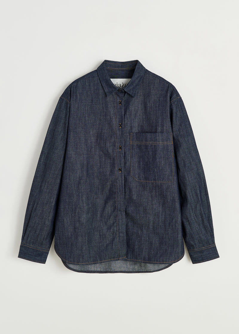 Aiayu Lynette Shirt Denim | Classic Blue