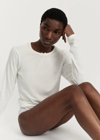 Aiayu Messhu long sleeve | Pure Ecru | Bomuld