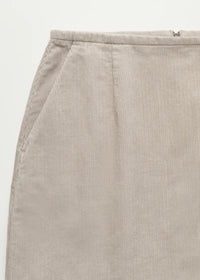 Aiayu Mini Skirt Corduroy | Silver