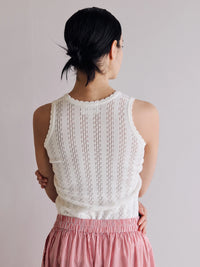 Proem Parades Nellie Tank Top | Off White