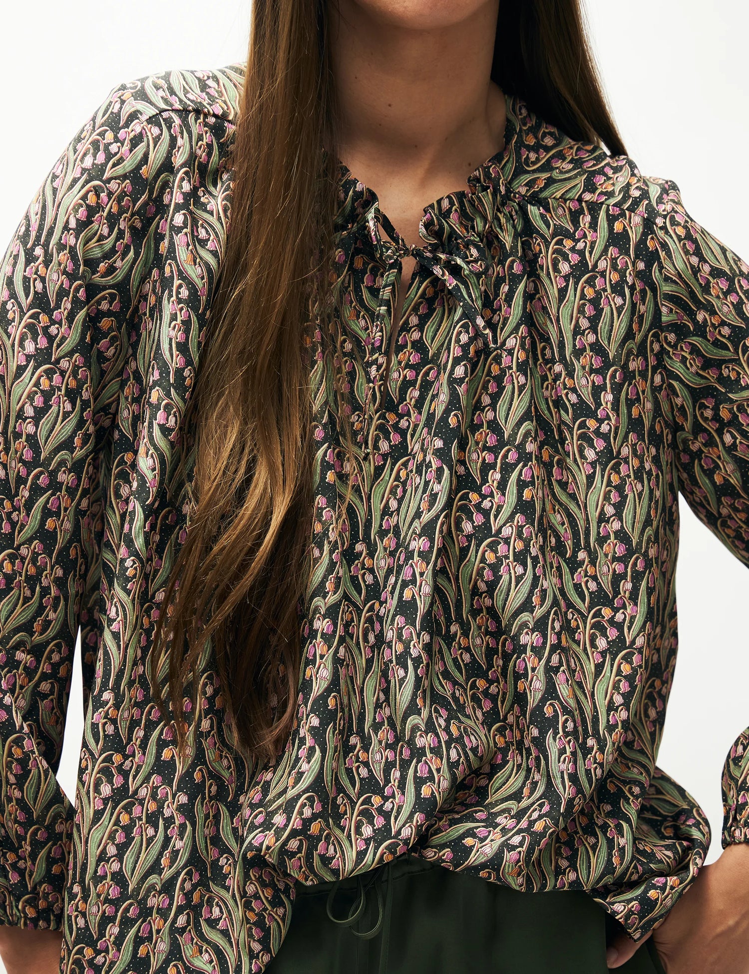 APOF Nini Shirt | Kielo | Silkeskjorte