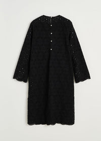 Aiayu Novia Dress Embroidery | Black
