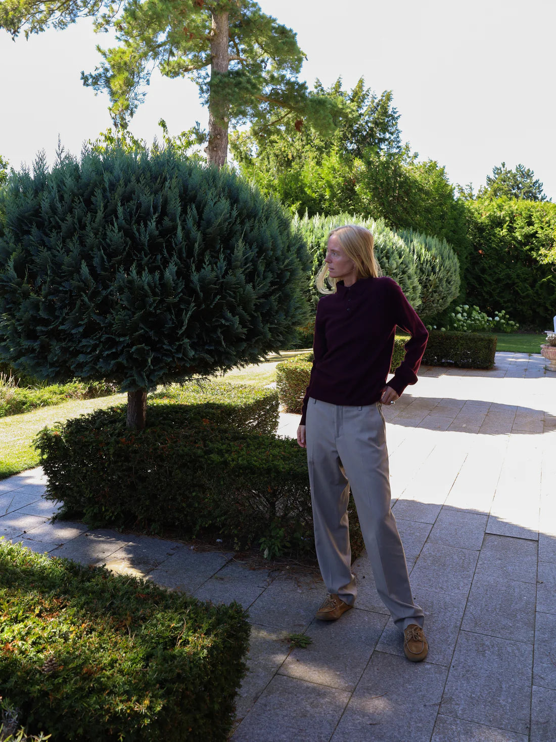 People's Republic of Cashmere  | Original Polo | Bordeaux