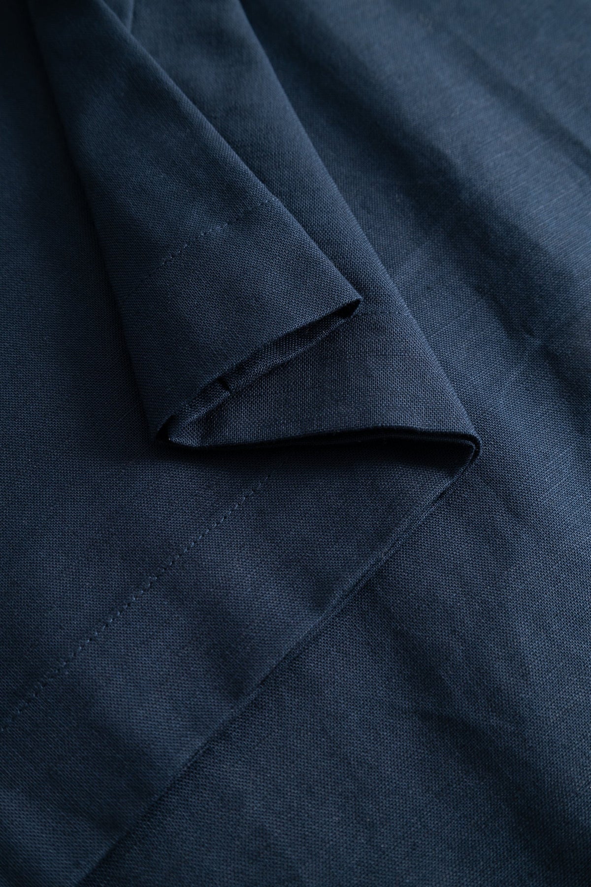 Pandora Light Linen Solid Pants | Ink Blue
