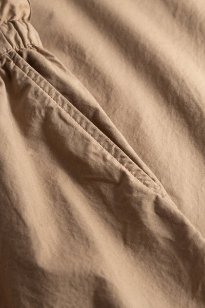 Rue de Tokyo Poet Pants Garment Dyed Poplin | Light Brown