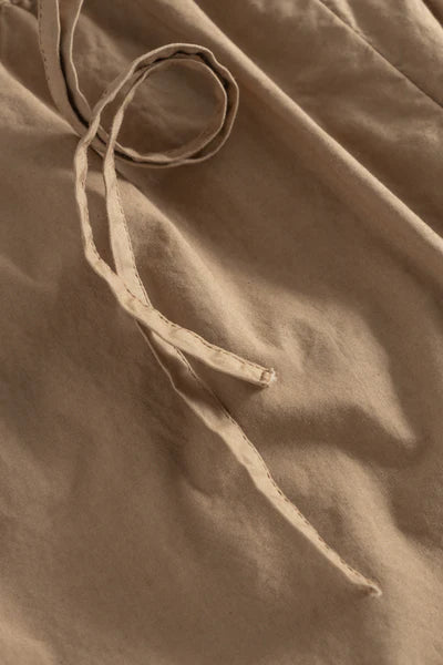 Rue de Tokyo Poet Pants Garment Dyed Poplin | Light Brown