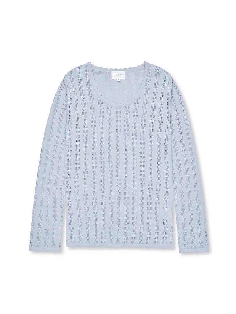 Proem Parades Nellie LS Blouse | Light Blue