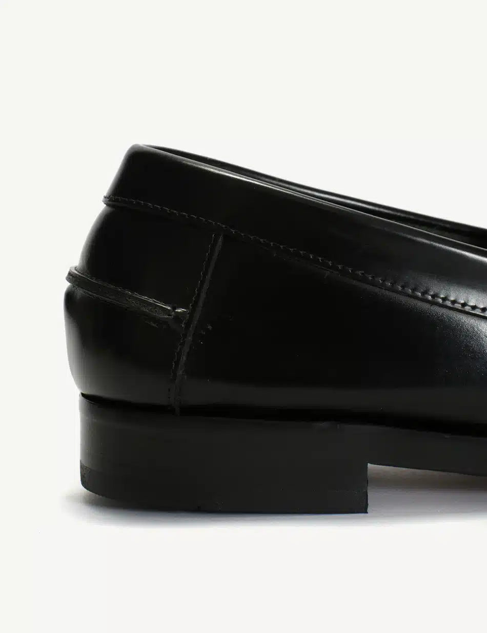 Dico Copenhagen Moccasin Penny Loafer | Black Polido Leather