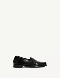 Dico Copenhagen Moccasin Penny Loafer | Black Polido Leather