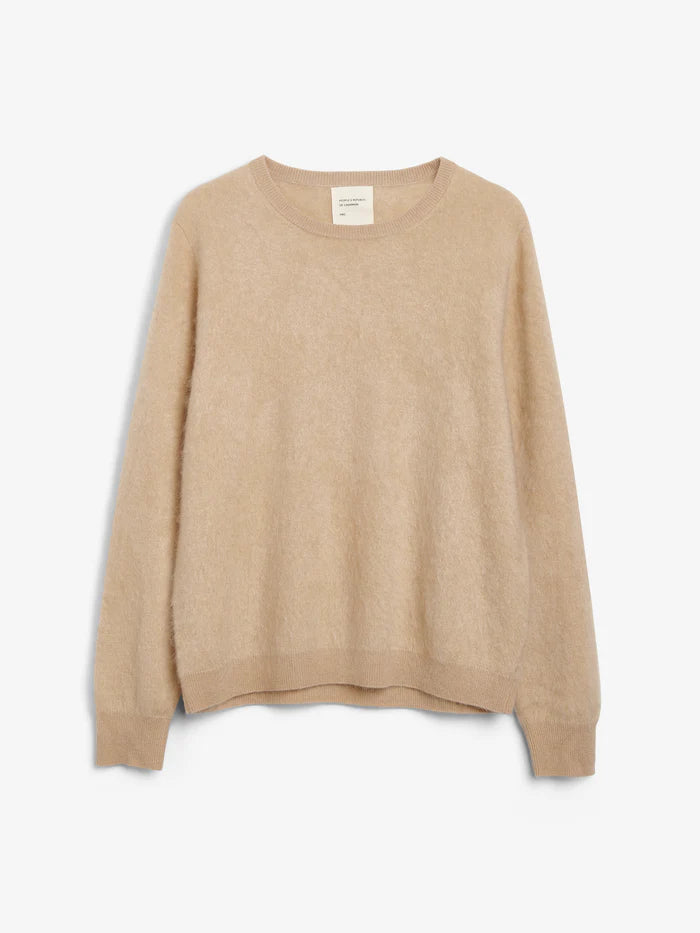 People's Republic of Cashmere  | New Brushed Roundneck | Camel