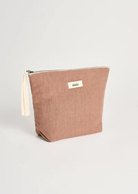 Aiayu Pouch Linen | Desert Blush | Toilettaske i hør