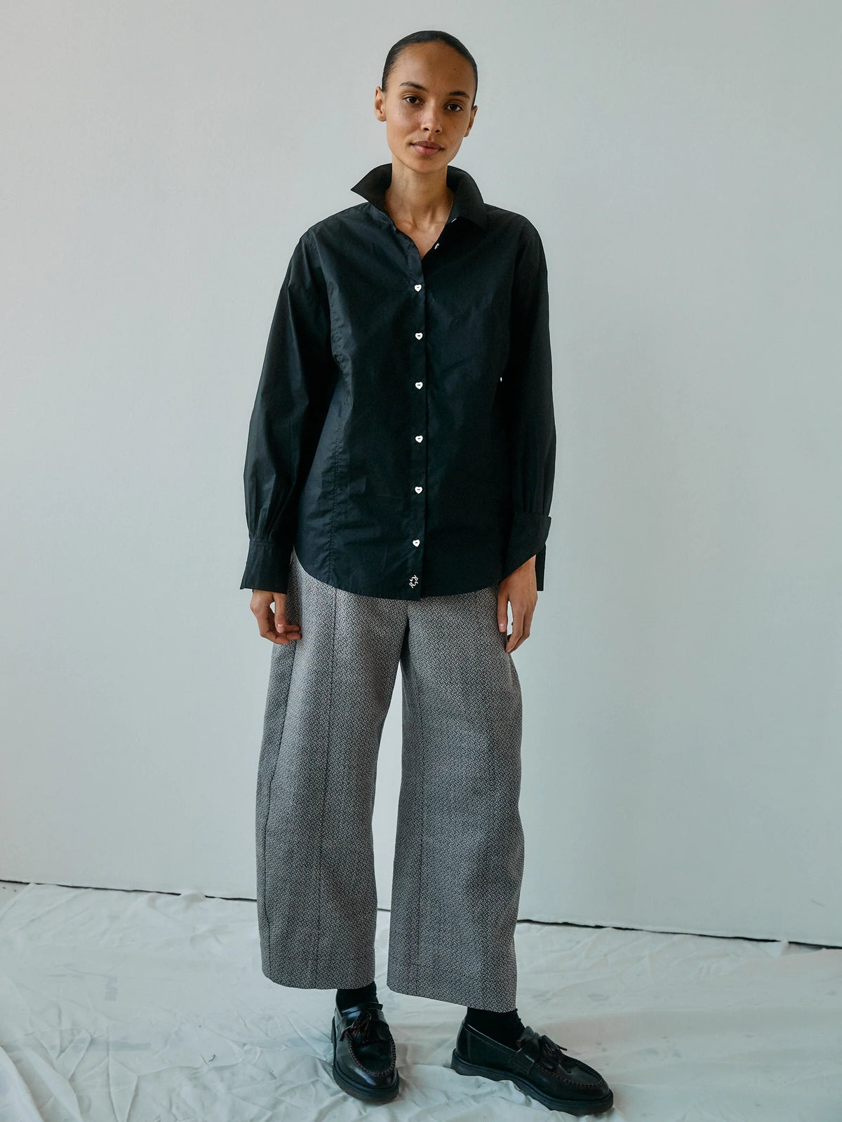 Proem Parades Dagmar Heart Shirt | Black