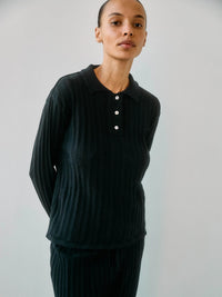Proem Parades Georg LS Polo | Black