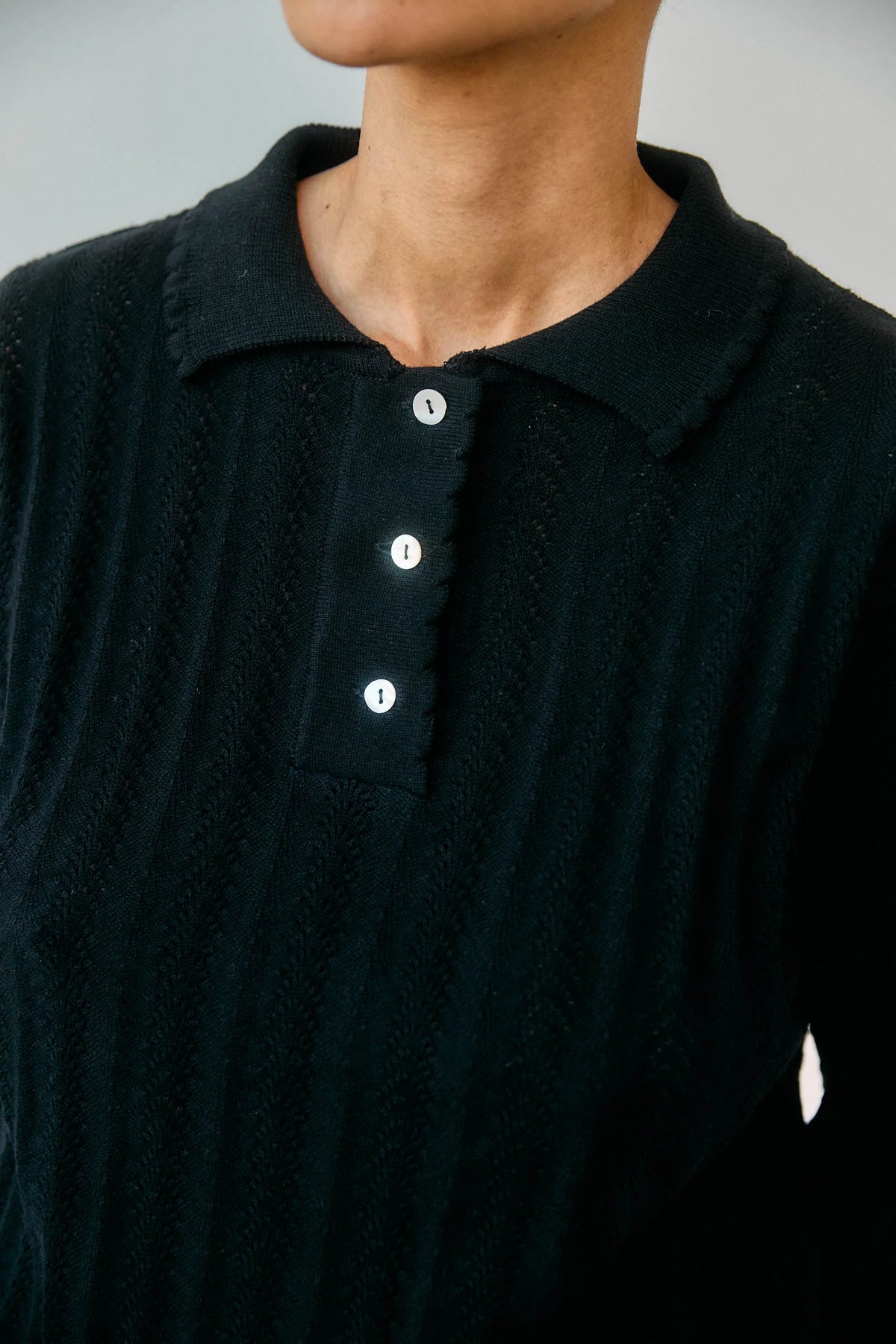 Proem Parades Georg LS Polo | Black