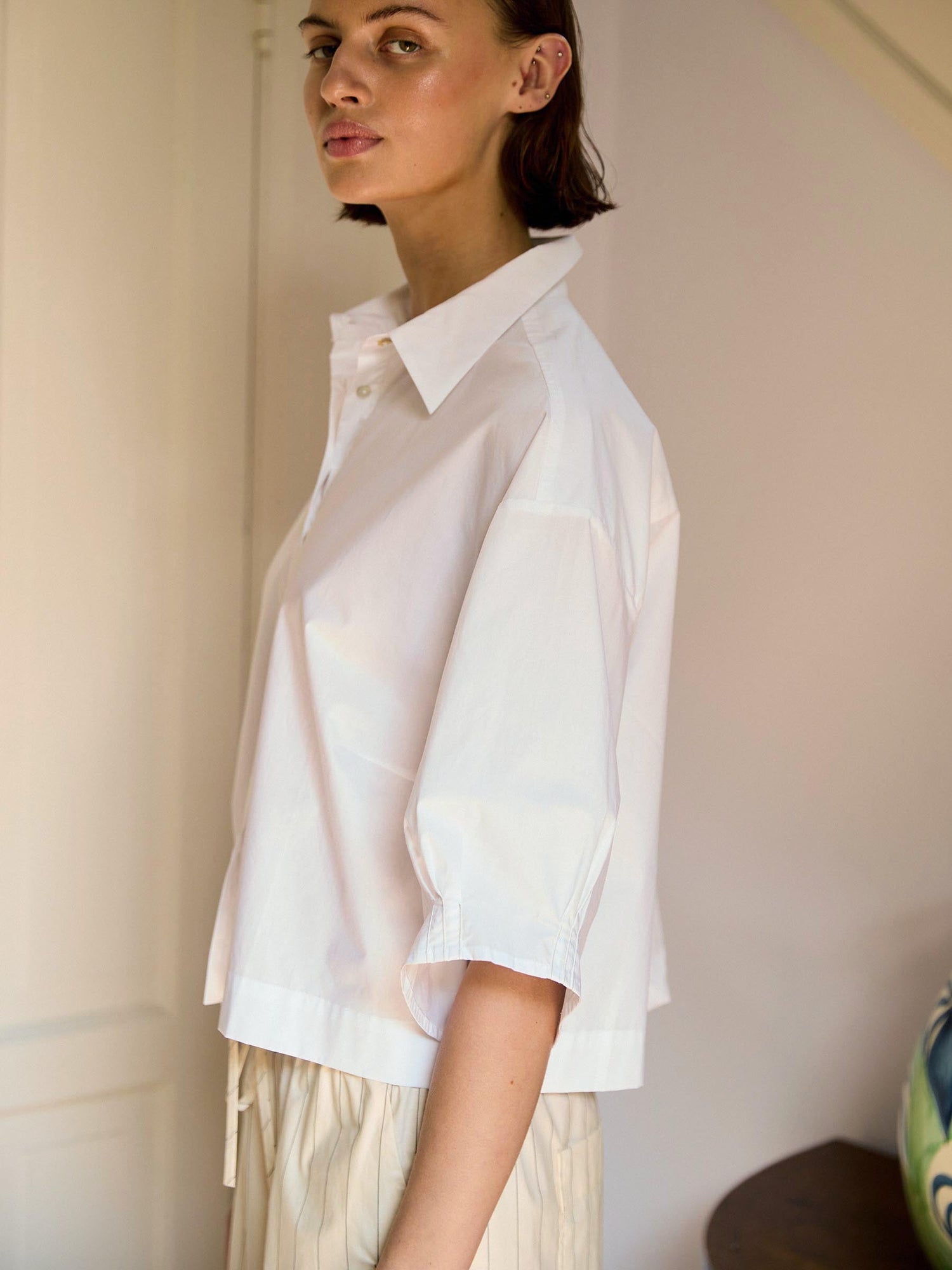 Proem Parades Eloise Shirt | White