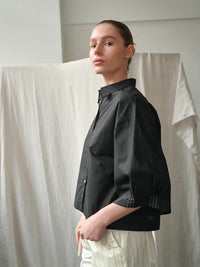 Proem Parades Eloise Short Black Shirt
