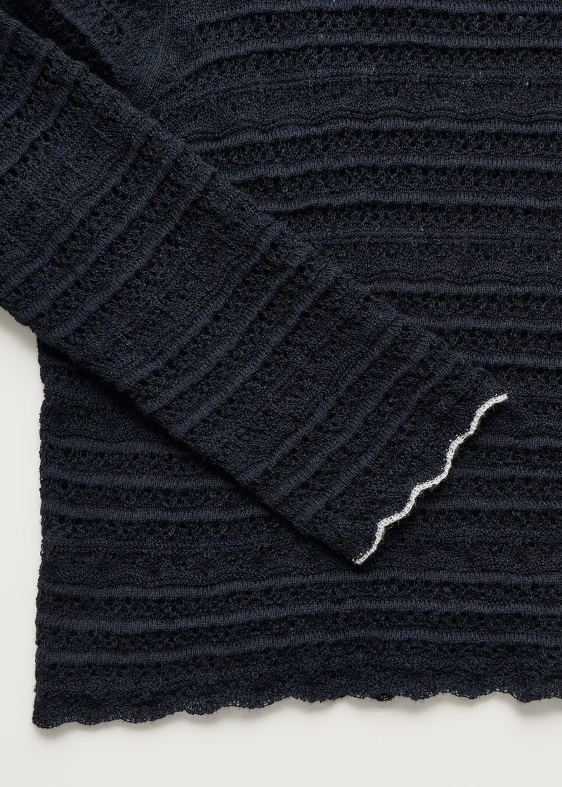 Aiayu Ramon Blouse | Black Navy