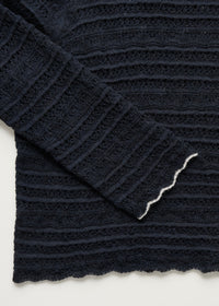 Aiayu Ramon Blouse | Black Navy