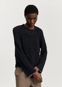 Aiayu Ramon Blouse | Black Navy