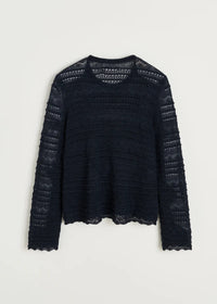Aiayu Ramon Blouse | Black Navy