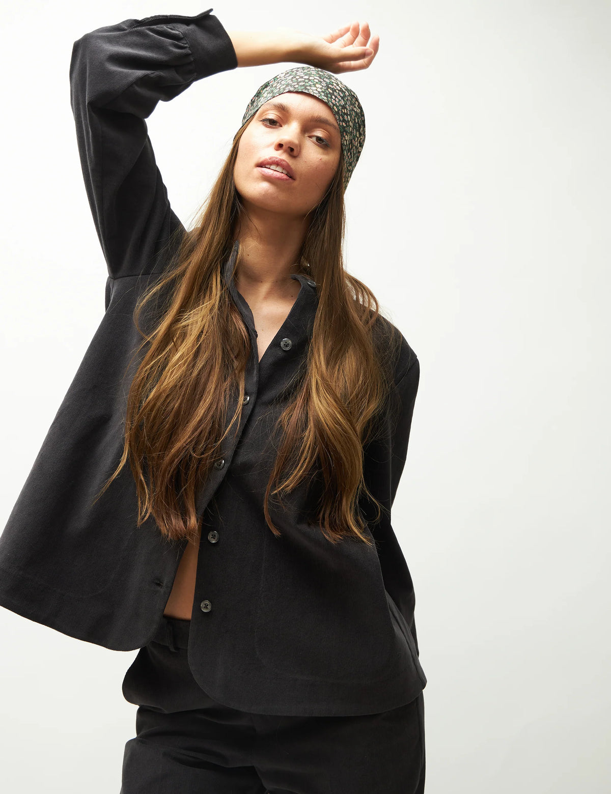 APOF Reidun Jacket | After Dark | Jakke i fløjl