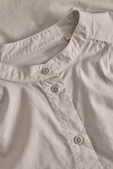 Rue de Tokyo Sofie Shirt Garment Dyed Poplin | Chateau Grey