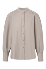 Rue de Tokyo Sofie Shirt Garment Dyed Poplin | Chateau Grey