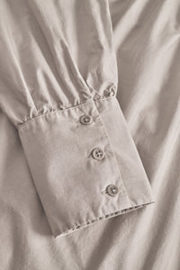 Rue de Tokyo Sabine Shirt Garment Dyed Poplin | Chateau Grey