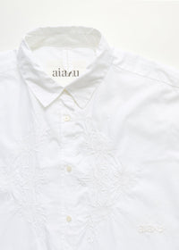 Aiayu Shirt Embroidery | White