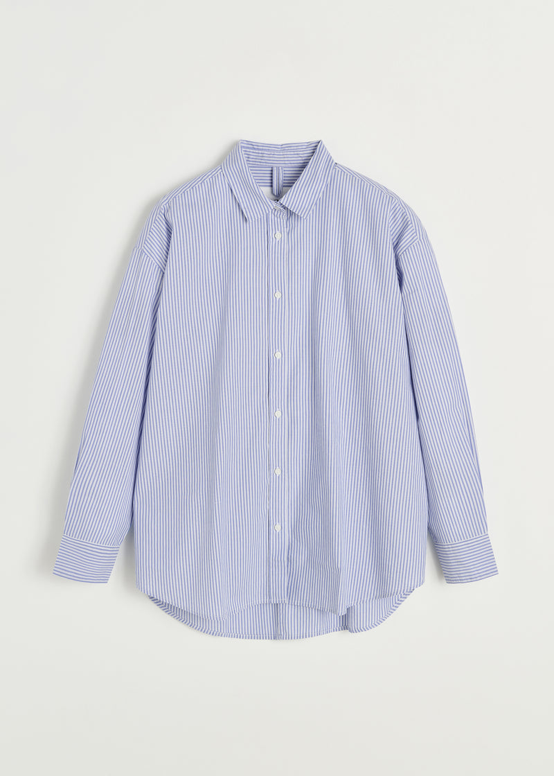 Aiayu Shirt Quilt Petite | Mix Air Blue
