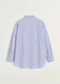 Aiayu Shirt Quilt Petite | Mix Air Blue